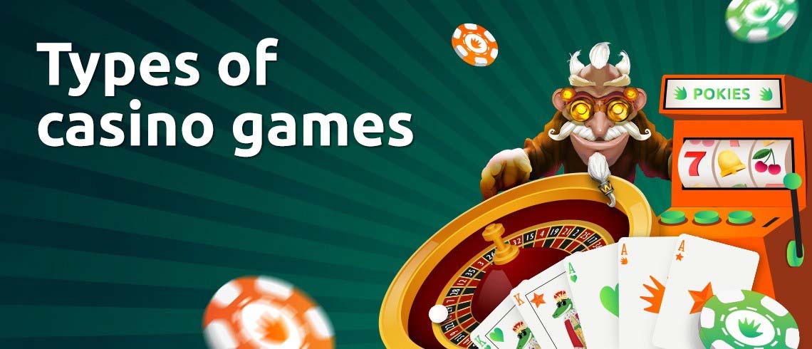 Types of online casino games