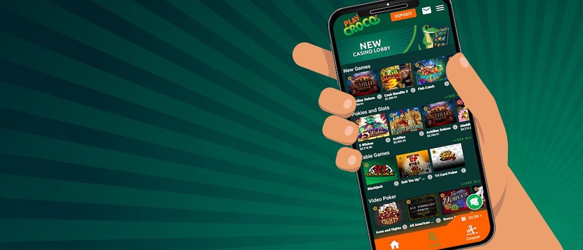 PlayCroco casino real money pokies app