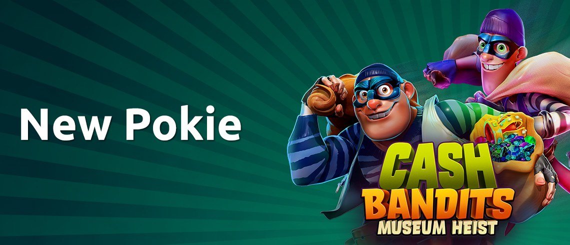 Colourful bandits with bags of stolen cash and jewels 